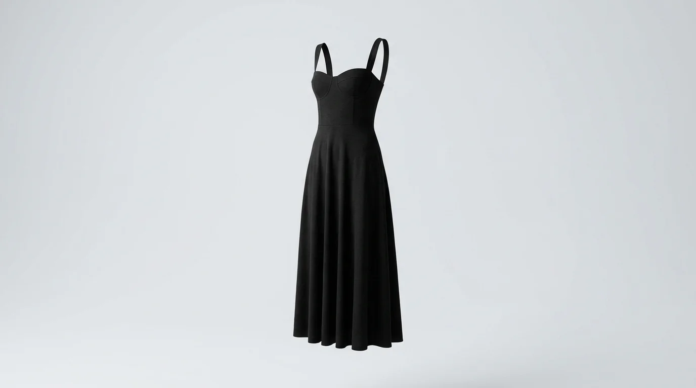 Robe Bustier Structuree Midi