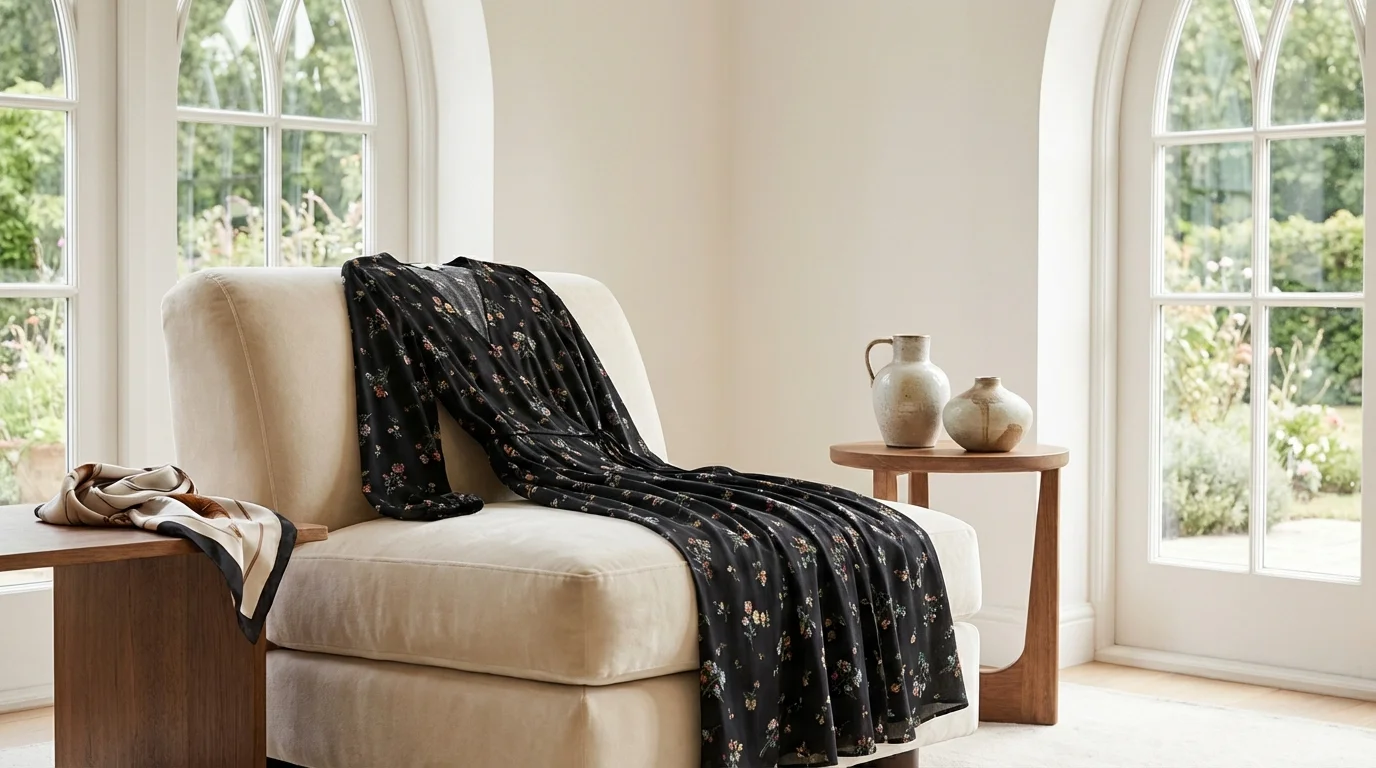 Robe Longue a Imprime Floral